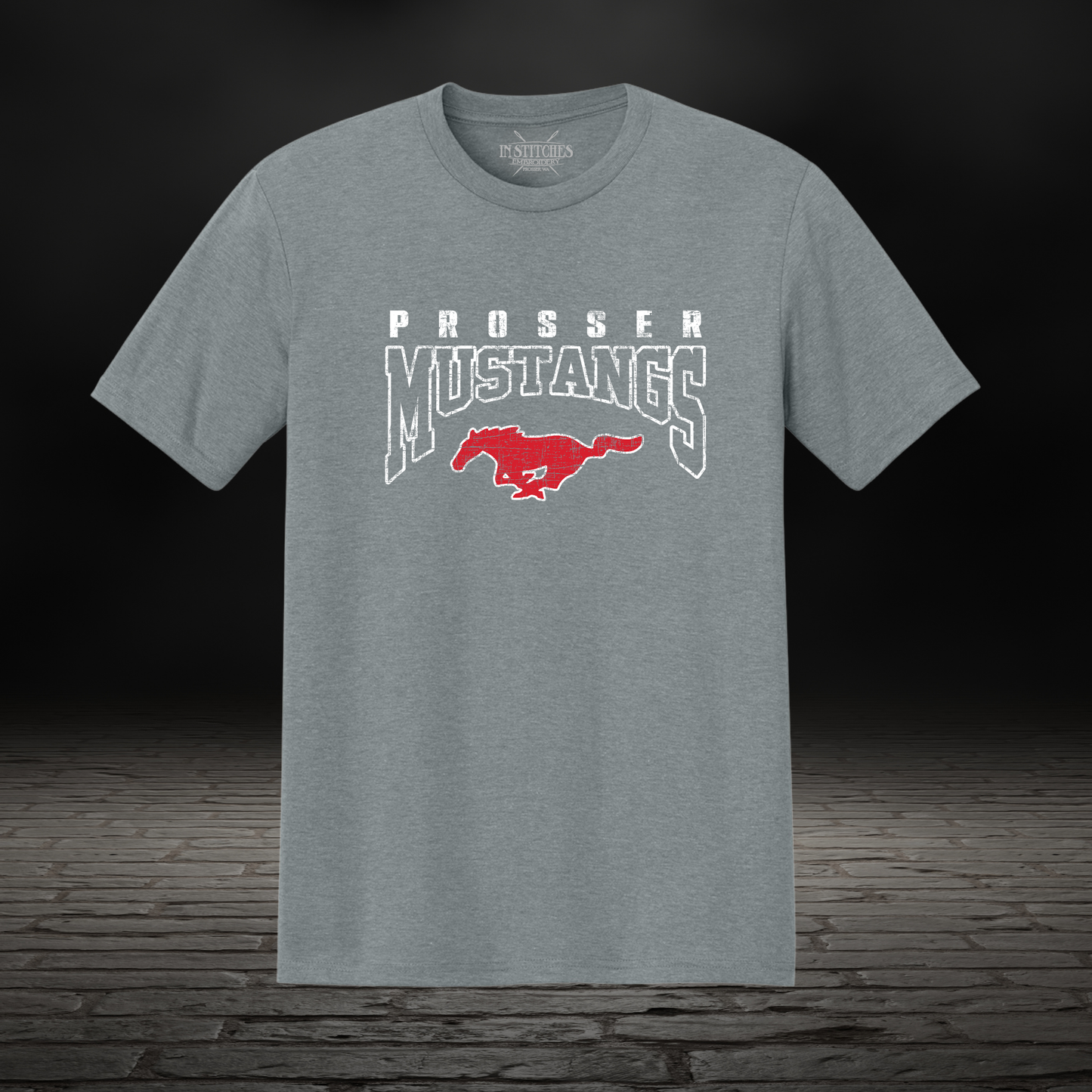 Distressed Mustang Tee - Short Sleeve