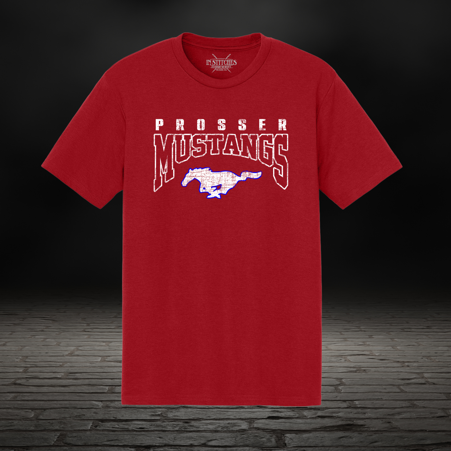 Distressed Mustang Tee - Short Sleeve