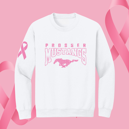 Mustang Hoodies - Pink Logo