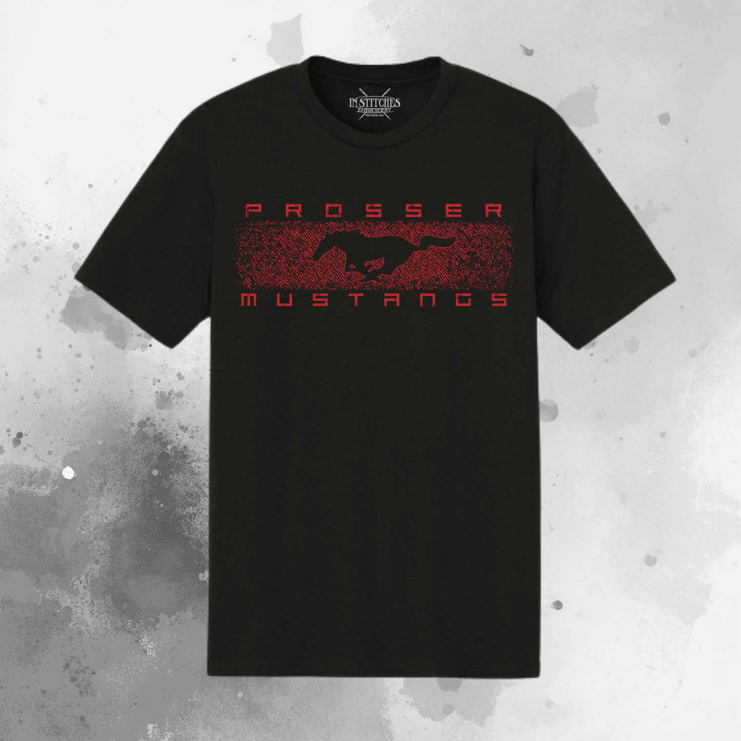 Mustang Tees - Splatter Logo