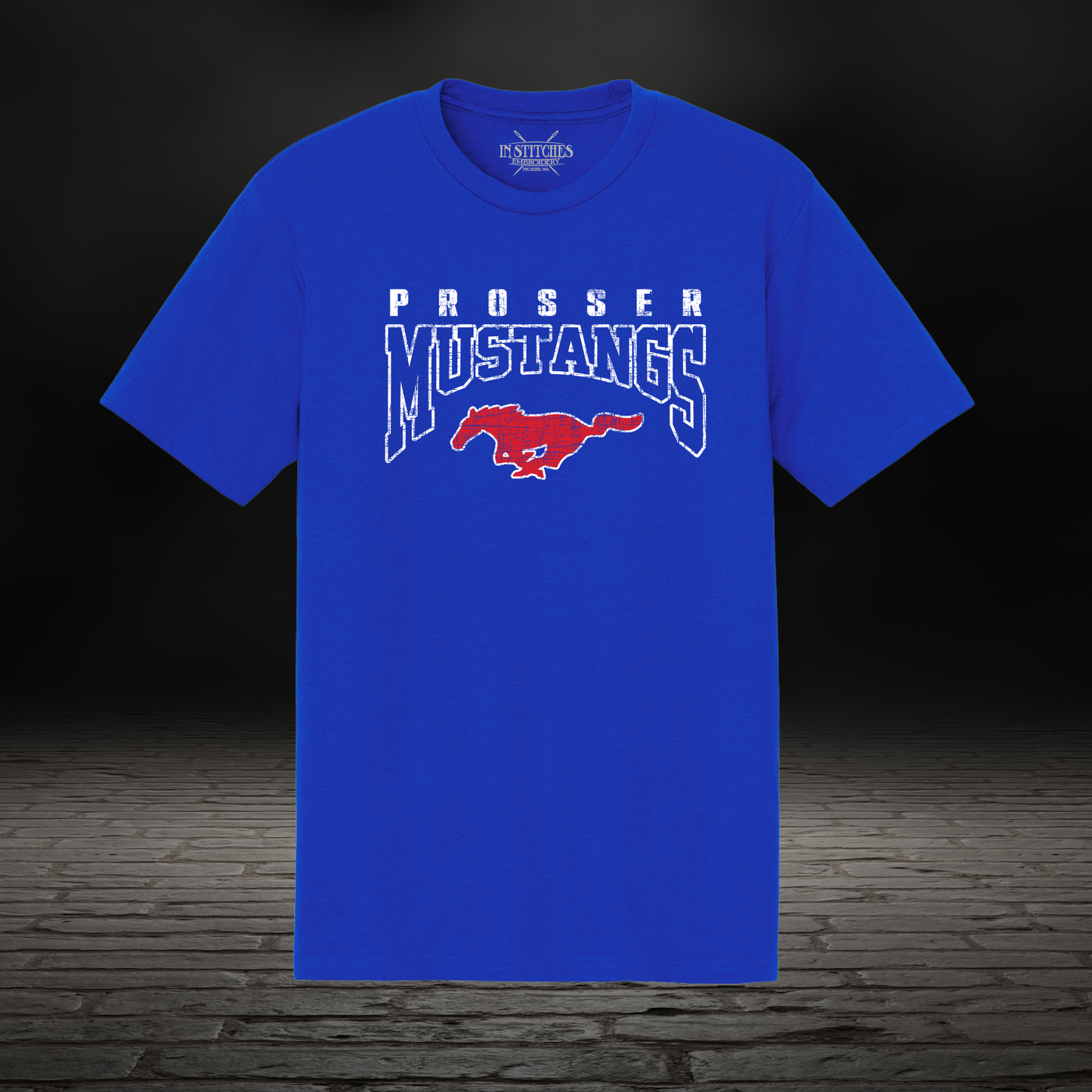 Distressed Mustang Tee - Short Sleeve