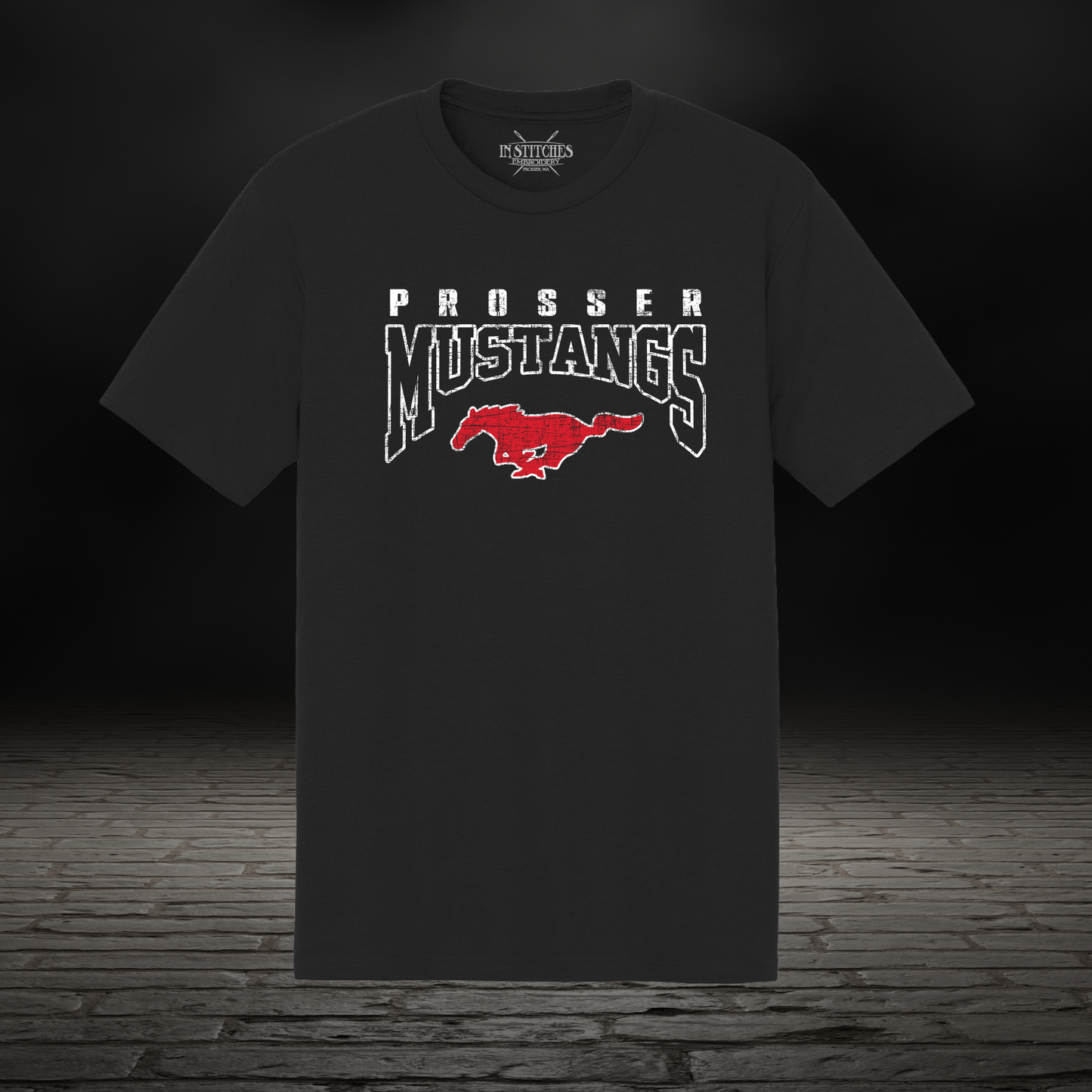 Distressed Mustang Tee - Short Sleeve