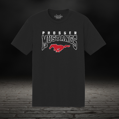 Distressed Mustang Tee - Short Sleeve