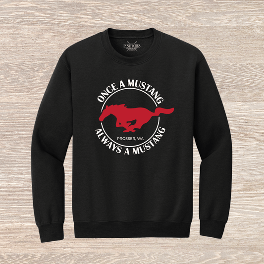 Once a Mustang Crewneck Sweatshirt